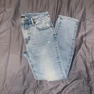 American Eagle Airflex 360 distressed & repaired Skinny Jean. Size 32x30